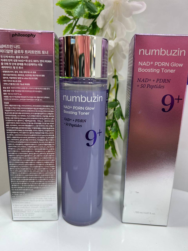 تونر جوانساز و آبرسان نامبوزین شماره 9 +NAD PDRN Glow Boosting Toner