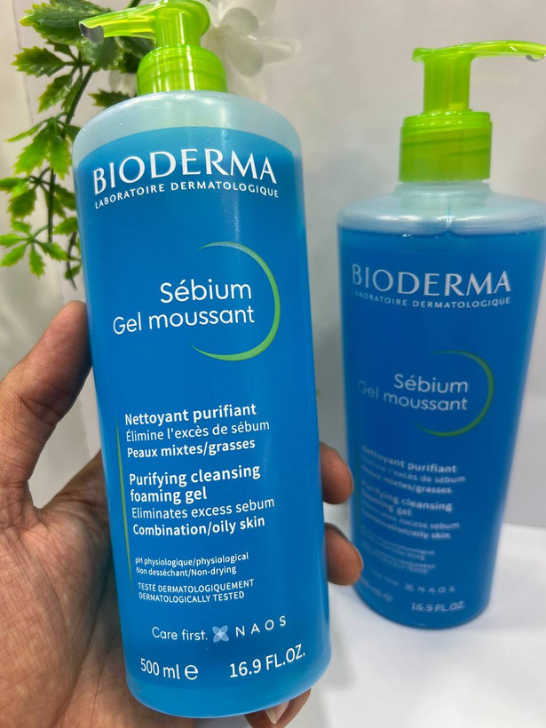 ژل شستشوی پوست چرب بایودرما Sebium Gel Moussant