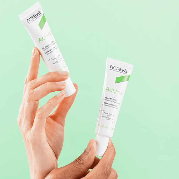 کرم ضد آفتاب رنگی ضدجوش نوروا مدل Actipur SPF50+ حجم 30 میلیلیتر