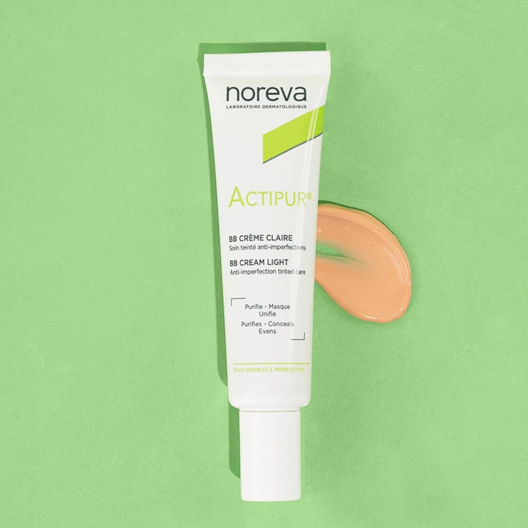 کرم ضد آفتاب رنگی ضدجوش نوروا مدل Actipur SPF50+ حجم 30 میلیلیتر