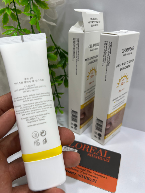 ضدآفتاب تخصصی روشنکننده و ضدلک سلرانیکو SPF50+ PA++++