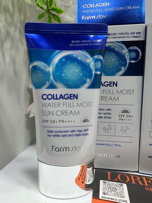 کرم ضد آفتاب کلاژن فارم استی SPF50+ PA++++