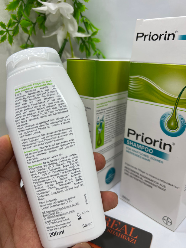 شامپو پریورین Priorin مخصوص موهای نازک و ضعیف