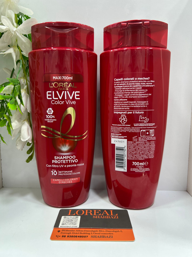 شامپو محافظ رنگ مو لورآل Elvive Color Vive