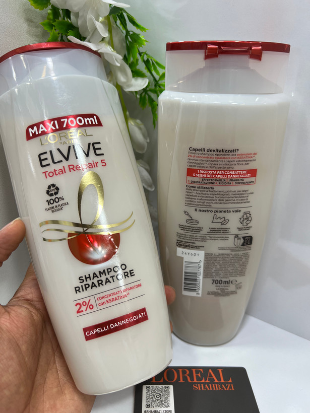 شامپو ترمیمکننده L’Oréal Paris Elvive Total Repair 5 – حجم 700 میل