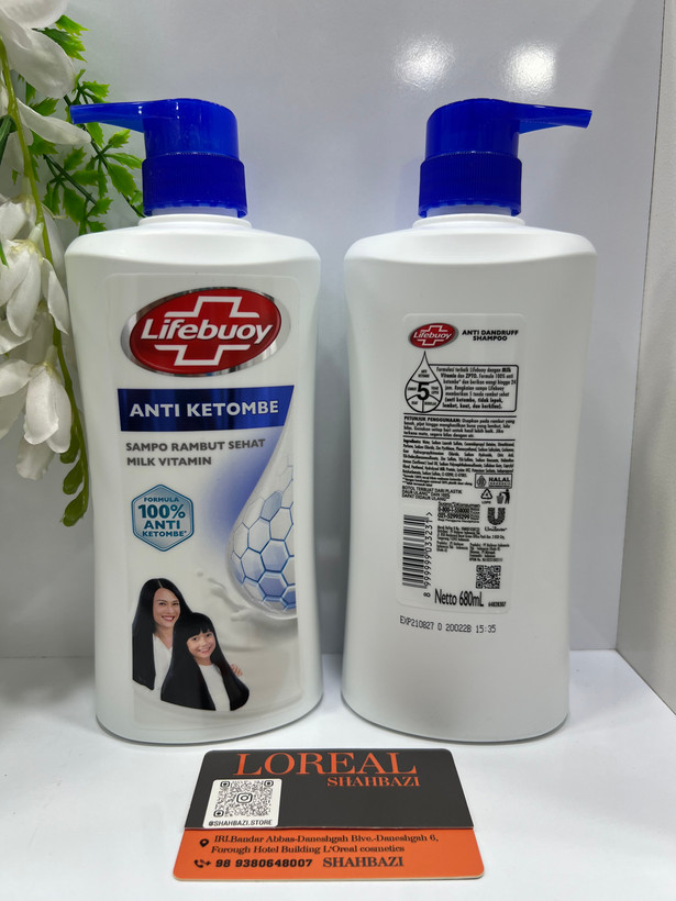 شامپو ضد شوره لایفبوی مدل Anti Dandruff Milk Vitamin حجم 680 میل