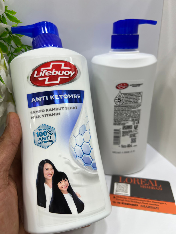 شامپو ضد شوره لایفبوی مدل Anti Dandruff Milk Vitamin حجم 680 میل