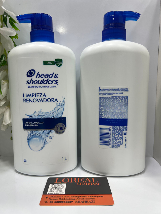 شامپو ضد شوره هد اند شولدرز مدل Caspa Control – Renovative Cleaning حجم ۱ لیتر