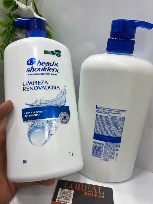 شامپو ضد شوره هد اند شولدرز مدل Caspa Control – Renovative Cleaning حجم ۱ لیتر