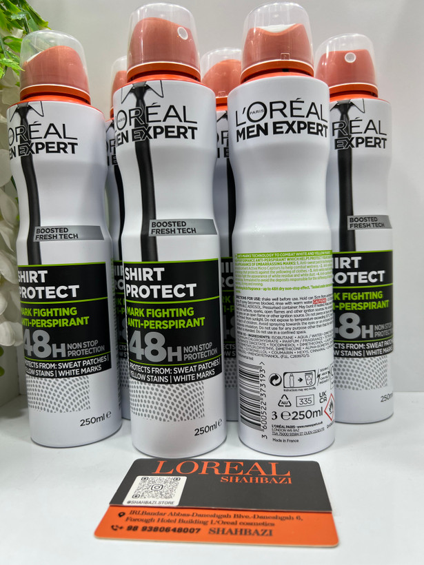اسپری ضدتعریق مردانه لورآل مدل Shirt Protect