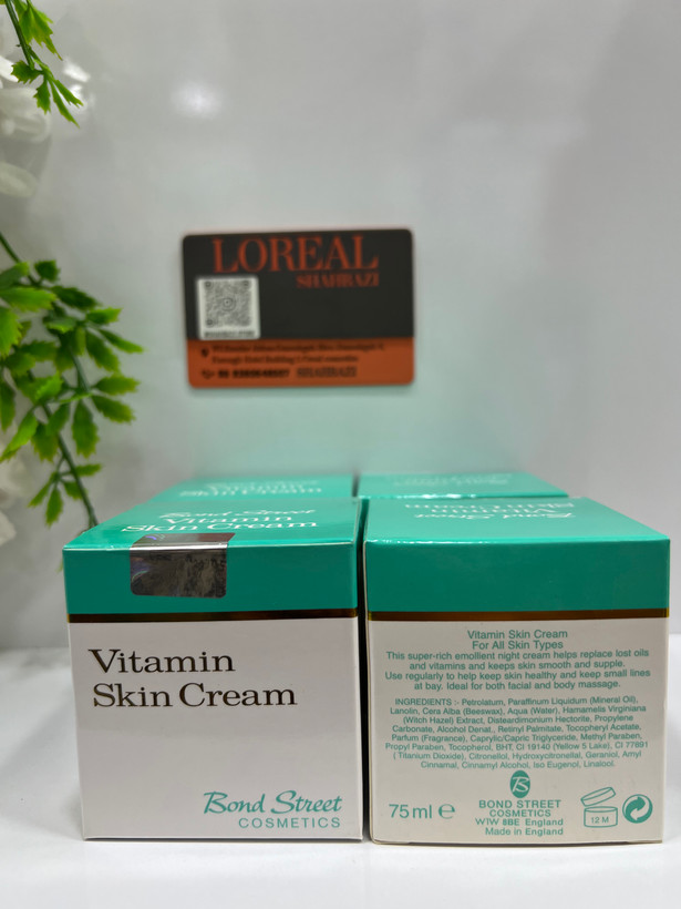 کرم ویتامین اسکین Bond Street Cosmetics معروف به کرم «یار دلی»