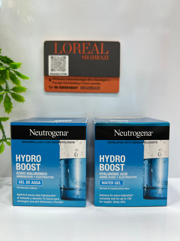 ژل آبرسان نوتروژینا Hydro Boost Water Gel | آبرسانی عمیق و سبک برای پوستهای دهیدراته