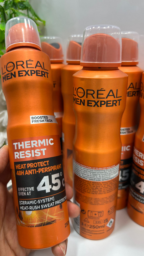 اسپری ضدتعریق مردانه لورآل نارنجی مدل THERMIC RESIST