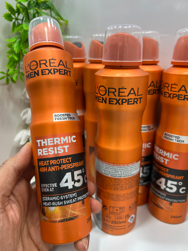 اسپری ضدتعریق مردانه لورآل نارنجی مدل THERMIC RESIST