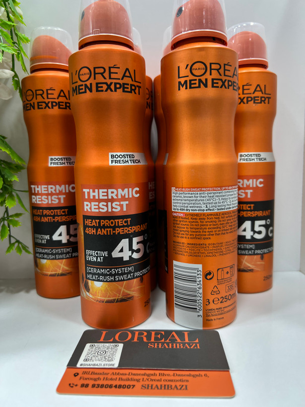 اسپری ضدتعریق مردانه لورآل نارنجی مدل THERMIC RESIST