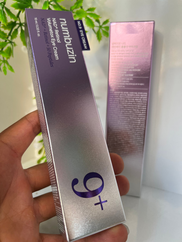 کرم دور چشم ضدچروک و جوانساز نامبوزین شماره ۹ حاوی رتینول، NAD+ و ۵۰ پپتید