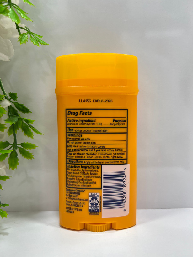 مام ضد تعریق آرم اند همر مدل اولترا مکس فرش (Ultra Max Fresh) حجم 73.9 گرم
