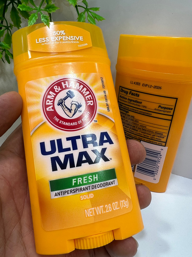 مام ضد تعریق آرم اند همر مدل اولترا مکس فرش (Ultra Max Fresh) حجم 73.9 گرم