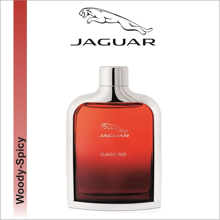 عطر مردانه جگوار کلاسیک قرمز ادو تویلت 100 میلی لیتر | Jaguar Classic Red
