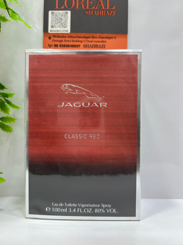 عطر مردانه جگوار کلاسیک قرمز ادو تویلت 100 میلی لیتر | Jaguar Classic Red