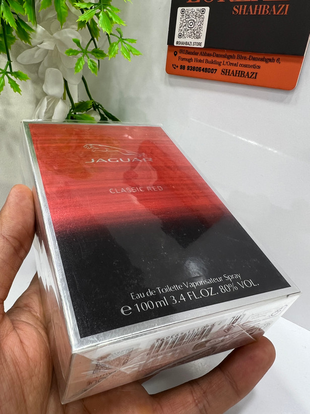 عطر مردانه جگوار کلاسیک قرمز ادو تویلت 100 میلی لیتر | Jaguar Classic Red