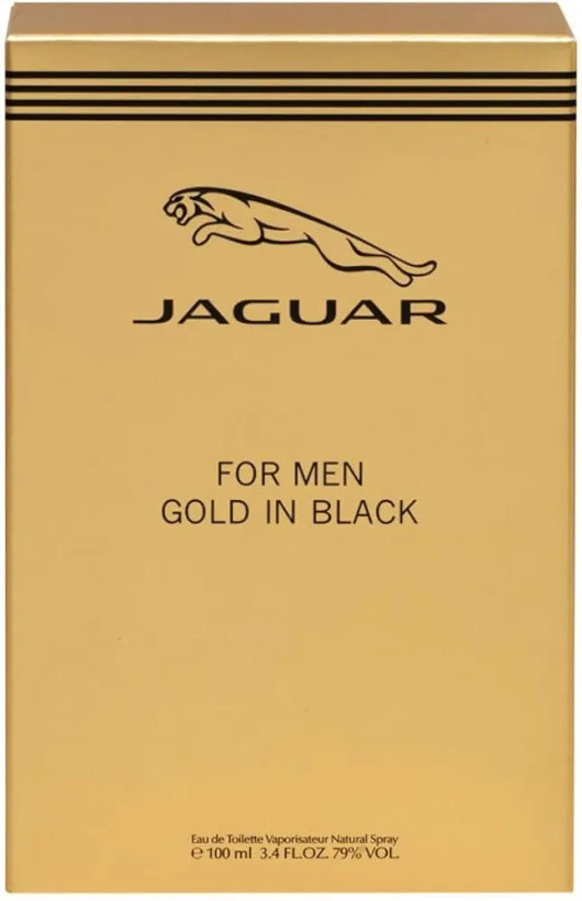 ادکلن جگوار گلد این بلک مردانه 100 میل اصل (Jaguar Gold In Black)