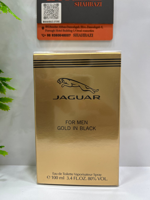 ادکلن جگوار گلد این بلک مردانه 100 میل اصل (Jaguar Gold In Black)