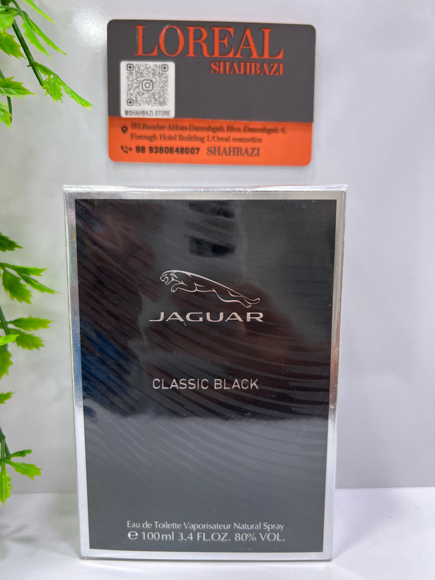 عطر مردانه جگوار کلاسیک بلک 100 میل اصل