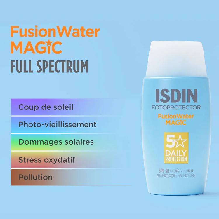 ضد آفتاب بیرنگ فیوژن واتر مجیک SPF50 ایزدین مناسب انواع پوست 50 میل