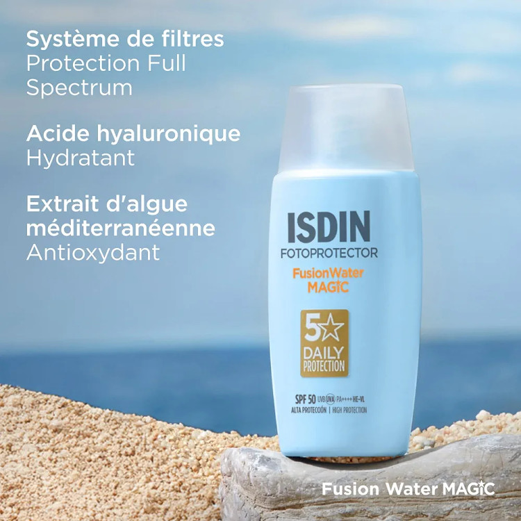 ضد آفتاب بیرنگ فیوژن واتر مجیک SPF50 ایزدین مناسب انواع پوست 50 میل