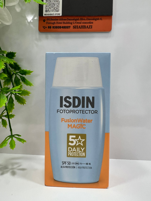 ضد آفتاب بیرنگ فیوژن واتر مجیک SPF50 ایزدین مناسب انواع پوست 50 میل