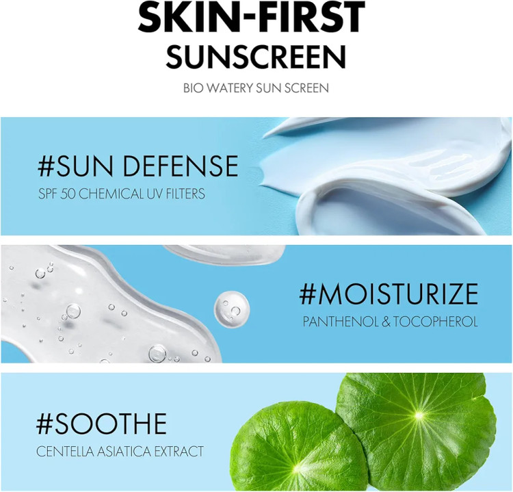 ضد آفتاب آبرسان توکوبو SPF50+ PA++++ مدل Bio Watery Sun Cream حجم 50 میلی لیتر
