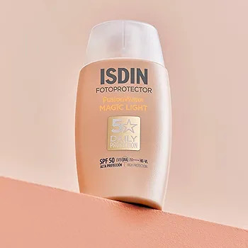 ضد آفتاب رنگی ایزدین فیوژن واتر مجیک لایت SPF50 حجم 50 میل