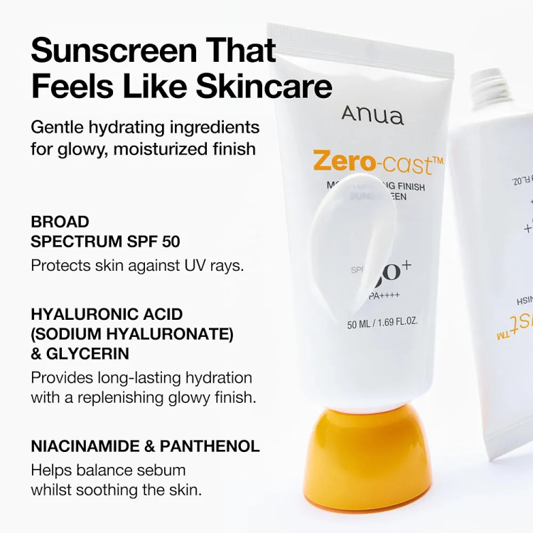 ضد آفتاب آبرسان بدون سفیدک آنوا SPF50+ PA++++ حجم 50 میل
