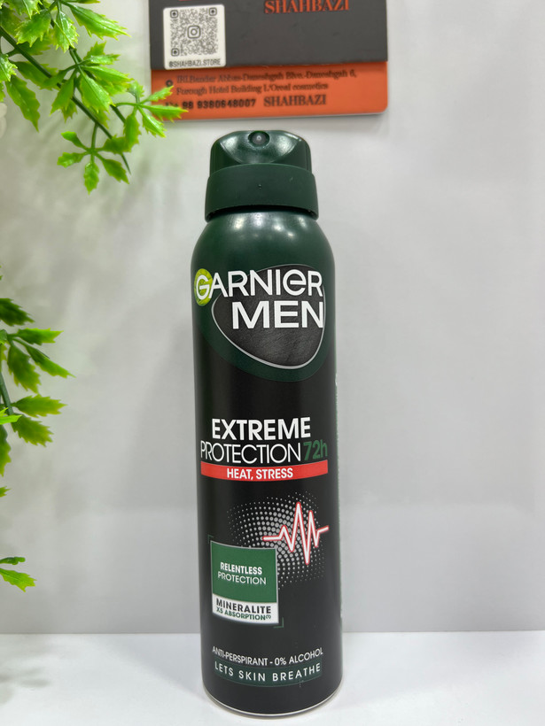 اسپری ضد تعریق مردانه گارنیر مدل اکستریم پروتکشن 72 ساعته (Extreme Protection) 150 میلیلیتر