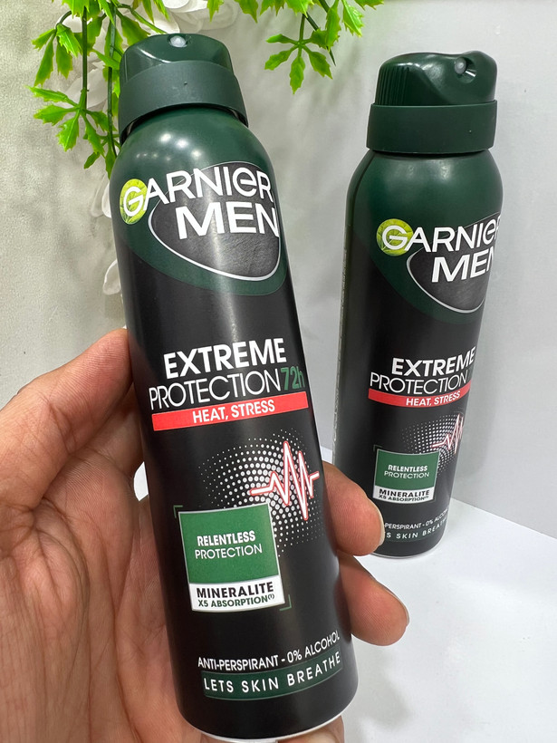 اسپری ضد تعریق مردانه گارنیر مدل اکستریم پروتکشن 72 ساعته (Extreme Protection) 150 میلیلیتر
