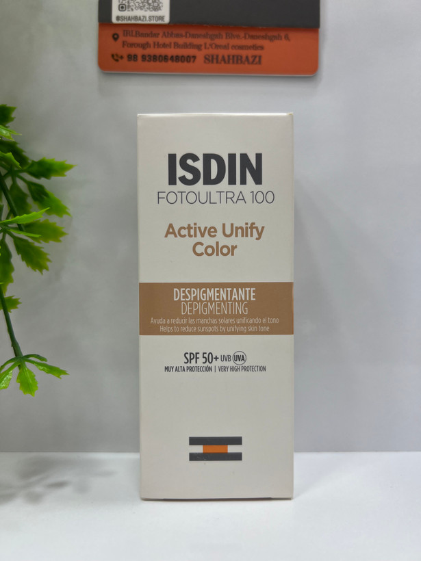 ضد آفتاب ضد لک رنگی ایزدین ISDIN FotoUltra 100 Active Unify Color SPF50+