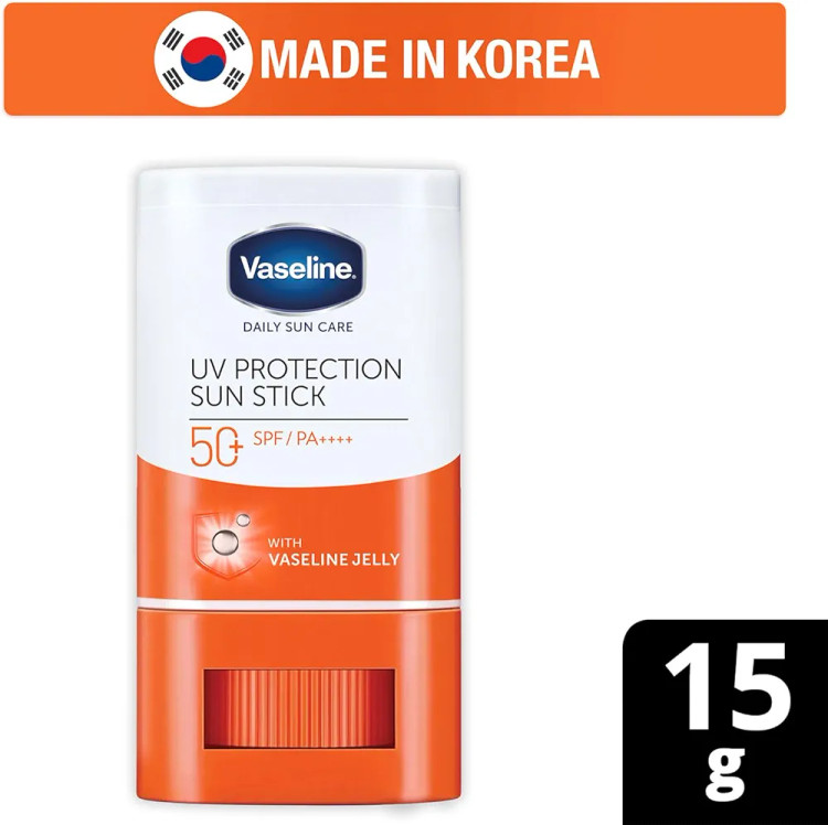 ضد آفتاب استیکی وازلین SPF50+ حجم 15 میل | محافظت کامل پوست در برابر آفتاب