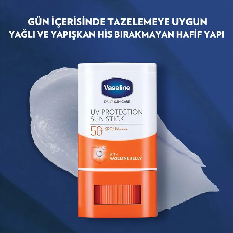ضد آفتاب استیکی وازلین SPF50+ حجم 15 میل | محافظت کامل پوست در برابر آفتاب