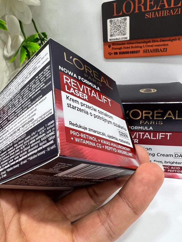 کرم ضدچروک روز لورآل پاریس Revitalift Laser Triple Action فرمول جدید با پرو رتینول و پپتاید آرژیرلین 50 میل