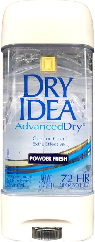 ژل ضد تعریق و دئودورانت درای آیدیا مدل Advanced Dry رایحه پاودر فرش حجم 85 میلیلیتر