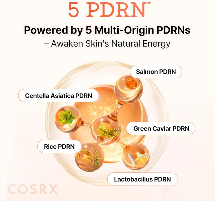 ماسک هیدروژلی آبرسان و جوانساز کوزارکس PDRN و هیالورونیک اسید حاوی کلاژن (3 عددی)