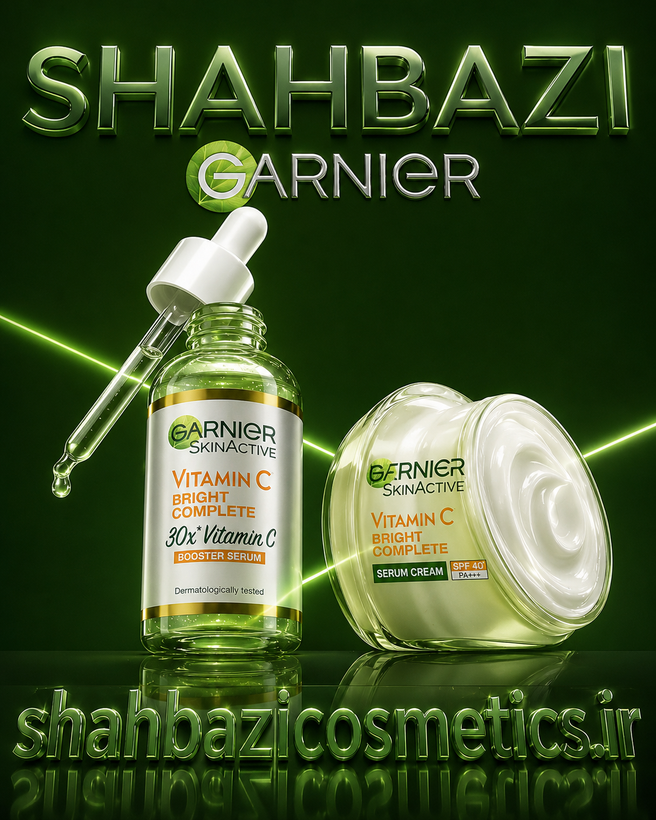 فوم شستشوی صورت گارنیر من مدل Bright + Oil Control Super Duo Foam حجم 100 میلیلیتر
