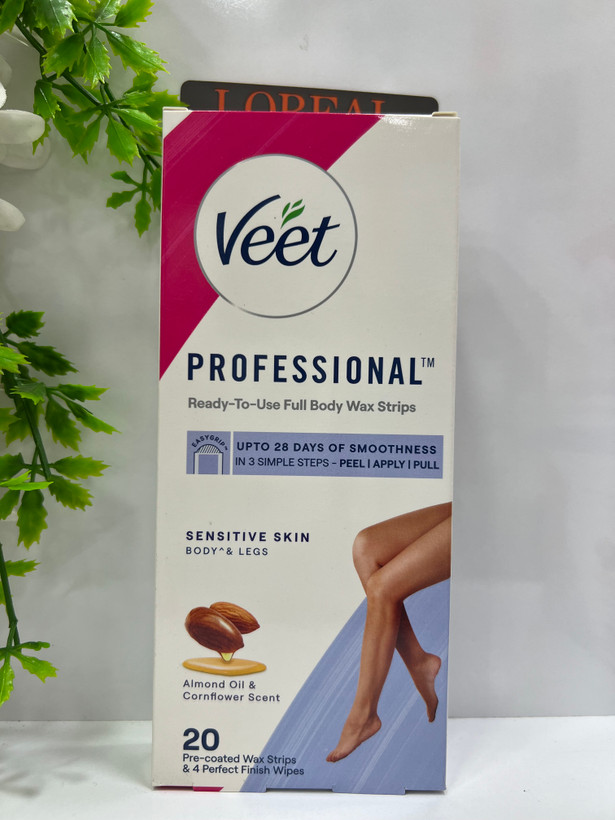 نوار موبر بدن ویت پروفشنال مخصوص پوست حساس Veet Professional Ready-To