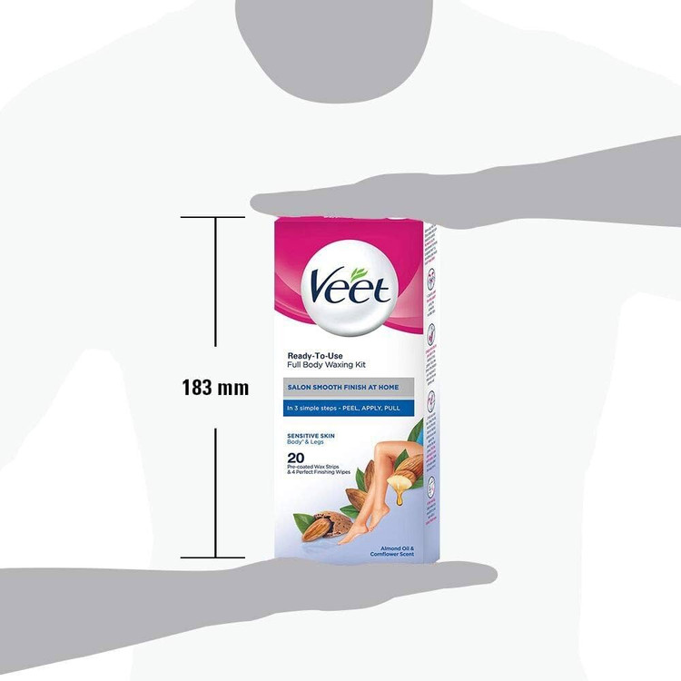 نوار موبر بدن ویت پروفشنال مخصوص پوست حساس Veet Professional Ready-To