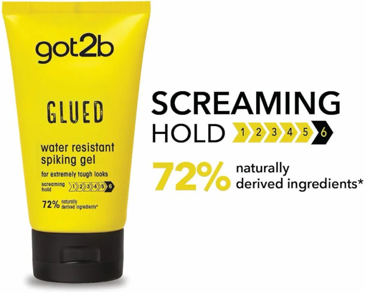 ژل حالت دهنده مو گات تو بی مدل Glued Water Resistant Spiking Gel | فیکس فوقالعاده قوی و ضد آب