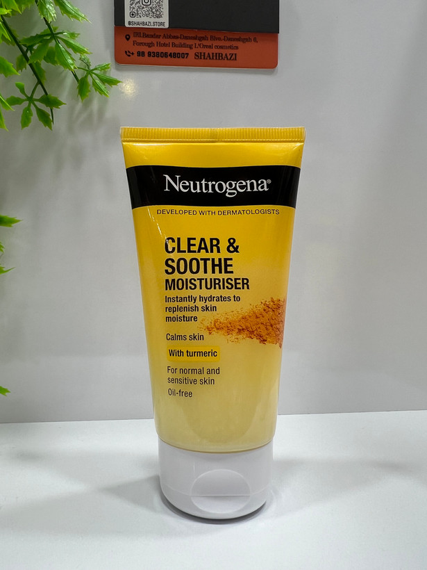 کرم آبرسان و تسکیندهنده نوتروژینا Clear & Soothe حاوی زردچوبه 75 میل