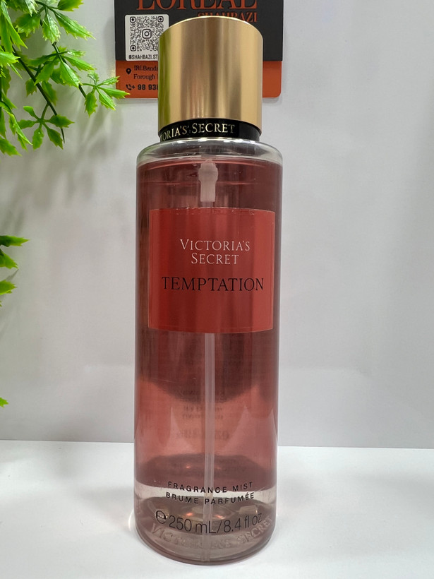 اسپری خوشبوکننده بدن ویکتوریا سکرت مدل Temptation Fragrance Mist حجم 250 میلیلیت