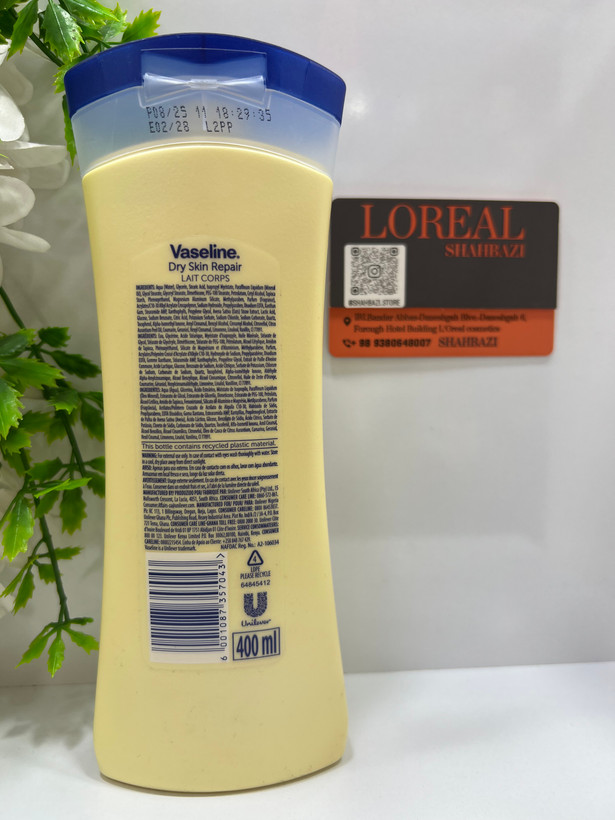 Vaseline Body Lotion Repairs Dry Skin with Oat Extract 400 ml