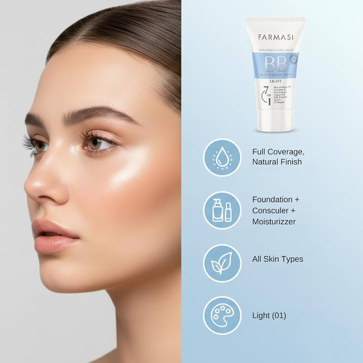 کرم بی بی فارماسی Skin Perfecting Balm SPF15 | شماره 01، 02 و 03 | حجم 50 میل